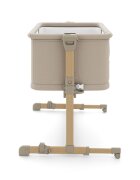 KINDERKRAFT Patut 3 in 1 Nestee Grow 2 next to me Beige cu roti si picioare telescopice