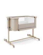 KINDERKRAFT Patut 3 in 1 Nestee Grow 2 next to me Beige cu roti si picioare telescopice
