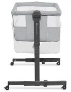 KINDERKRAFT Patut Co Sleeper Bedside Neste Up 2 gri deschis