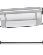 KINDERKRAFT Patut Co Sleeper Bedside Neste Up 2 gri deschis