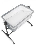 KINDERKRAFT Patut Co Sleeper Bedside Neste Up 2 gri deschis