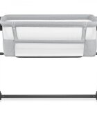 KINDERKRAFT Patut Co Sleeper Bedside Neste Up 2 gri deschis