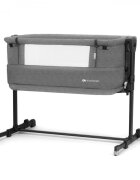 KINDERKRAFT Patut Co sleeper Neste Grow gri inchis