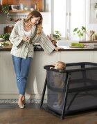 KINDERKRAFT Patut de calatorie 4 in 1 Sofi Plus grey pliabil multifunctional cu accesorii incluse