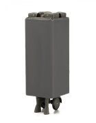 KINDERKRAFT Patut travel Joy 2 Dark Grey cu 2 nivele dubla protectie impotriva auto-plierii intrare laterala cu fermoar carusel masuta de infasat si organizator incluse