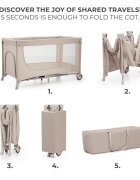 KINDERKRAFT Patut Travel Joy2 beige
