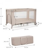 KINDERKRAFT Patut Travel Joy2 beige