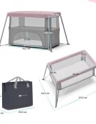 KINDERKRAFT Patut Travel Movi pink