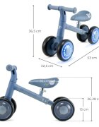 KINDERKRAFT Ride On pentru copii Cutie Flash Blue