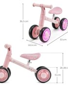 KINDERKRAFT Ride On pentru copii Cutie Flash Pink