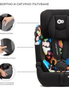 KINDERKRAFT Scaun auto Comfort Up I-Size 76-150 cm Happy Shapes