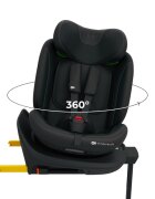KINDERKRAFT Scaun auto I-360 2 Plus Black 40-150 cm sistem isofix si picior de sustinere rotatie 360 protectie laterala SPS