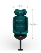 KINDERKRAFT Scaun auto I-360 2 Plus Green 40-150 cm sistem isofix si picior de sustinere rotatie 360 protectie laterala SPS