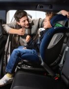 KINDERKRAFT Scaun auto I-Grow 2 Plus Grey 40-150 cm cu rotatie 360 tetiera reglabila sistem Isofix si Top Tether