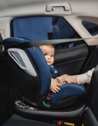 KINDERKRAFT Scaun auto I-Grow 2 Plus Grey 40-150 cm cu rotatie 360 tetiera reglabila sistem Isofix si Top Tether