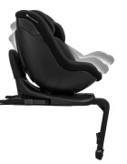 KINDERKRAFT Scaun auto I-Guard Airflow Black 40-105 cm cu rotatie 360 indicatori de instalare sistem isofix si picior de sprijin