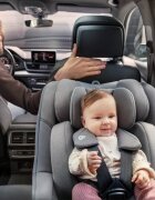 KINDERKRAFT Scaun auto I-Guard Airflow Grey 40-105 cm cu rotatie 360 indicatori de instalare sistem isofix si picior de sprijin