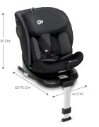 KINDERKRAFT Scaun auto I-Size 40-150 cm i-360 black