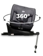 KINDERKRAFT Scaun auto I-Size 40-150 cm i-360 grey