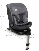KINDERKRAFT Scaun auto I-Size 40-150 cm i-360 grey