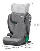 KINDERKRAFT Scaun auto Junior Fix 2 i-size 100-150 cm rocket grey
