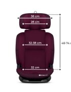 KINDERKRAFT Scaun auto Oneto3 i-size cu isofix 76-150 cm cherry pearl