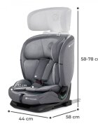 KINDERKRAFT Scaun auto Oneto3 i-size cu isofix 76-150 cm cool grey