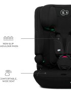 KINDERKRAFT Scaun auto pentru copii Comfy Black 75-150 cm i-size tetiera reglabila SPS spatar reglabil si detasabil