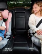 KINDERKRAFT Scaun auto pentru copii Comfy Pink 75-150 cm i-size tetiera reglabila SPS spatar reglabil si detasabil