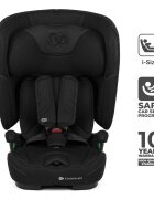 KINDERKRAFT Scaun auto pentru copii Fix2go Black 76-150 cm I-size pliabil prindere Top tether spatar reglabil SPS