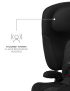 KINDERKRAFT Scaun auto pentru copii Fix2go Black 76-150 cm I-size pliabil prindere Top tether spatar reglabil SPS