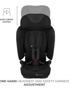 KINDERKRAFT Scaun auto pentru copii Fix2go Black 76-150 cm I-size pliabil prindere Top tether spatar reglabil SPS