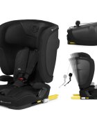 KINDERKRAFT Scaun auto pentru copii Fix2go Black 76-150 cm I-size pliabil prindere Top tether spatar reglabil SPS