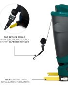 KINDERKRAFT Scaun auto pentru copii Fix2go Green 76-150 cm I-size pliabil prindere Top tether spatar reglabil SPS