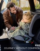 KINDERKRAFT Scaun auto pentru copii Fix2go Grey 76-150 cm I-size pliabil prindere Top tether spatar reglabil SPS