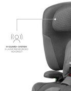 KINDERKRAFT Scaun auto pentru copii Fix2go Grey 76-150 cm I-size pliabil prindere Top tether spatar reglabil SPS