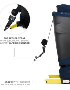 KINDERKRAFT Scaun auto pentru copii Fix2go Navy 76-150 cm I-size pliabil prindere Top tether spatar reglabil SPS