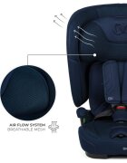 KINDERKRAFT Scaun auto pentru copii Fix2go Navy 76-150 cm I-size pliabil prindere Top tether spatar reglabil SPS