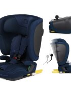 KINDERKRAFT Scaun auto pentru copii Fix2go Navy 76-150 cm I-size pliabil prindere Top tether spatar reglabil SPS