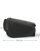 KINDERKRAFT Scaun auto pentru copii Unity2 Black 100-150 cm pliabil i-size spatar reglabil tetiera ajustabila