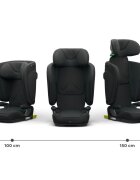 KINDERKRAFT Scaun auto pentru copii Unity2 Black 100-150 cm pliabil i-size spatar reglabil tetiera ajustabila