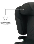 KINDERKRAFT Scaun auto pentru copii Unity2 Black 100-150 cm pliabil i-size spatar reglabil tetiera ajustabila