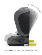 KINDERKRAFT Scaun auto pentru copii Unity2 Grey 100-150 cm pliabil i-size spatar reglabil tetiera ajustabila