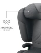 KINDERKRAFT Scaun auto pentru copii Unity2 Grey 100-150 cm pliabil i-size spatar reglabil tetiera ajustabila