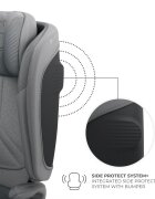 KINDERKRAFT Scaun auto pentru copii Unity2 Grey 100-150 cm pliabil i-size spatar reglabil tetiera ajustabila