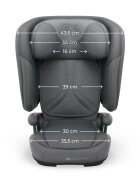 KINDERKRAFT Scaun auto pentru copii Unity2 Grey 100-150 cm pliabil i-size spatar reglabil tetiera ajustabila