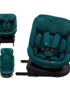 KINDERKRAFT Scaun auto XPedition 3 Green i-Size 40-150 cm Isofix Top-Tether Sistem Easy Spin 360 Protectie SPS Spatar reglabil Insertie ergonomica