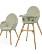 KINDERKRAFT Scaun de masa 2 in 1 Fini 2 Green