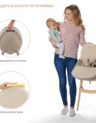KINDERKRAFT Scaun de masa 2 in 1 Fini 2 Grey