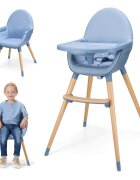 KINDERKRAFT Scaun de masa 2 in 1 Fini 2 Nordic Breeze